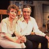 Actors Rosemary Prinz and Jack Lemmon in a scene from the Broadway production of the play "Tribute." (New York)