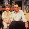 Actors Rosemary Prinz and Jack Lemmon in a scene from the Broadway production of the play "Tribute." (New York)