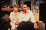 Actors Rosemary Prinz and Jack Lemmon in a scene from the Broadway production of the play "Tribute." (New York)