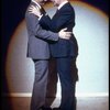 L-R) Actors Robert Picardo and Jack Lemmon in a scene from the Broadway production of the play "Tribute." (New York)