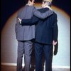 L-R) Actors Robert Picardo and Jack Lemmon in a scene from the Broadway production of the play "Tribute." (New York)