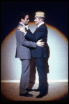 L-R) Actors Robert Picardo and Jack Lemmon in a scene from the Broadway production of the play "Tribute." (New York)