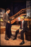 L-R) Actors Robert Picardo and Jack Lemmon in a scene from the Broadway production of the play "Tribute." (New York)