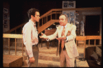 L-R) Actors Robert Picardo and Jack Lemmon in a scene from the Broadway production of the play "Tribute." (New York)