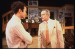 L-R) Actors Robert Picardo and Jack Lemmon in a scene from the Broadway production of the play "Tribute." (New York)