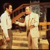 L-R) Actors Robert Picardo and Jack Lemmon in a scene from the Broadway production of the play "Tribute." (New York)