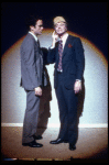 L-R) Actors Robert Picardo and Jack Lemmon in a scene from the Broadway production of the play "Tribute." (New York)