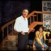 Actors Jack Lemmon and Tresa Hughes in a scene from the Broadway production of the play "Tribute." (New York)