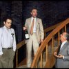 R-L) Actors A. Larry Haines, Jack Lemmon and Robert Picardo in a scene from the Broadway production of the play "Tribute." (New York)