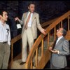 R-L) Actors A. Larry Haines, Jack Lemmon and Robert Picardo in a scene from the Broadway production of the play "Tribute." (New York)