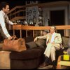 R-L) Actors A. Larry Haines, Jack Lemmon and Robert Picardo in a scene from the Broadway production of the play "Tribute." (New York)