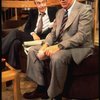 R-L) Actors A. Larry Haines and Jack Lemmon in a scene from the Broadway production of the play "Tribute." (New York)