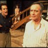 L-R) Actors Robert Picardo, Rosemary Prinz and Jack Lemmon in a scene from the Broadway production of the play "Tribute." (New York)