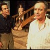 L-R) Actors Robert Picardo, Rosemary Prinz and Jack Lemmon in a scene from the Broadway production of the play "Tribute." (New York)