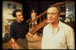 L-R) Actors Robert Picardo, Rosemary Prinz and Jack Lemmon in a scene from the Broadway production of the play "Tribute." (New York)