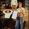L-R) Actors Jack Lemmon, Robert Picardo and Catherine HIcks in a scene from the Broadway production of the play "Tribute." (New York)