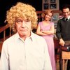 L-R) Actors Jack Lemmon, Catherine Hicks and Robert Picardo in a scene from the Broadway production of the play "Tribute." (New York)