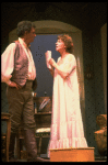 Actors Charles Nelson Reilly and Uta Hagen in a scene from the Broadway production of the play "Charlotte." (New York)