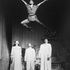 Actress Charlotte D'Amboise as Peter Pan in a scene from the Broadway musical "Jerome Robbins' Broadway".