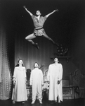 Actress Charlotte D'Amboise as Peter Pan in a scene from the Broadway musical "Jerome Robbins' Broadway".