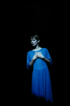 Actress Kathryn Pogson in the London production of the Off-Broadway play "Aunt Dan & Lemon." (London)