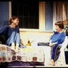 Actors (L-R) Kathryn Pogson & Linda Hunt in the London production of the Off-Broadway play "Aunt Dan & Lemon." (London)