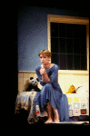 Actress Kathryn Pogson in the London production of the Off-Broadway play "Aunt Dan & Lemon." (London)