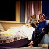 Actors (L-R) Kathryn Pogson & Linda Hunt in the London production of the Off-Broadway play "Aunt Dan & Lemon." (London)