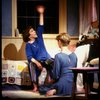 Actors (L-R) Linda Hunt & Kathryn Pogson in the London production of the Off-Broadway play "Aunt Dan & Lemon." (London)