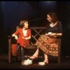 Actors (L-R) Linda Hunt & Linda Bassett in a scene fr. the Off-Broadway play "Aunt Dan & Lemon." (New York)