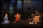 Actors (L-R) Kathryn Pogson, Linda Hunt & Linda Bassett in a scene fr. the Off-Broadway play "Aunt Dan & Lemon." (New York)