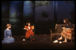 Actors (L-R) Kathryn Pogson, Linda Hunt & Linda Bassett in a scene fr. the Off-Broadway play "Aunt Dan & Lemon." (New York)