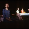 Actors (L-R) Kathryn Pogson, Linda Bassett, Linda Hunt & Wallace Shawn in a scene fr. the Off-Broadway play "Aunt Dan & Lemon." (New York)