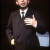 Actor/playwright Wallace Shawn in a scene fr. his Off-Broadway play "Aunt Dan & Lemon." (New York)