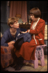 Actors (L-R) Kathryn Pogson & Linda Hunt in a scene fr. the Off-Broadway play "Aunt Dan & Lemon." (New York)