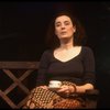 Actress Linda Bassett in a scene fr. the Off-Broadway play "Aunt Dan & Lemon." (New York)