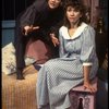 Actors (L-R) Pamela Reed & Kathy (Whitton) Baker in a scene fr. the replacement cast of the Off-Broadway play "Aunt Dan & Lemon." (New York)