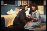 Actors (L-R) Pamela Reed & Kathy (Whitton) Baker in a scene fr. the replacement cast of the Off-Broadway play "Aunt Dan & Lemon." (New York)