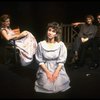 Actors (L-R) Ellen Parker, Kathy (Whitton) Baker, Pamela Reed & Paul Perri in a scene fr. the replacement cast of the Off-Broadway play "Aunt Dan & Lemon." (New York)