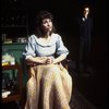 Actors Kathy (Whitton) Baker & Paul Perri in a scene fr. the replacement cast of the Off-Broadway play "Aunt Dan & Lemon." (New York)