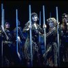 Actresses (L-R) Graciela Daniele, Chita Rivera, Michon Peacock, Cheryl Clark, Pamela Sousa & Candy Brown in scene fr. the original Broadway production of the musical "Chicago." (New York)