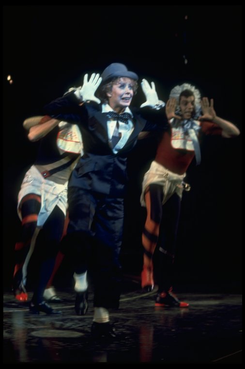 Actress Gwen Verdon as Roxie Hart in scene fr. the original Broadway ...