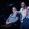 Actors (L-R) Barney Martin as Amos Hart & Jerry Orbach as Billy Flynn in scene fr. the original Broadway production of the musical "Chicago." (New York)