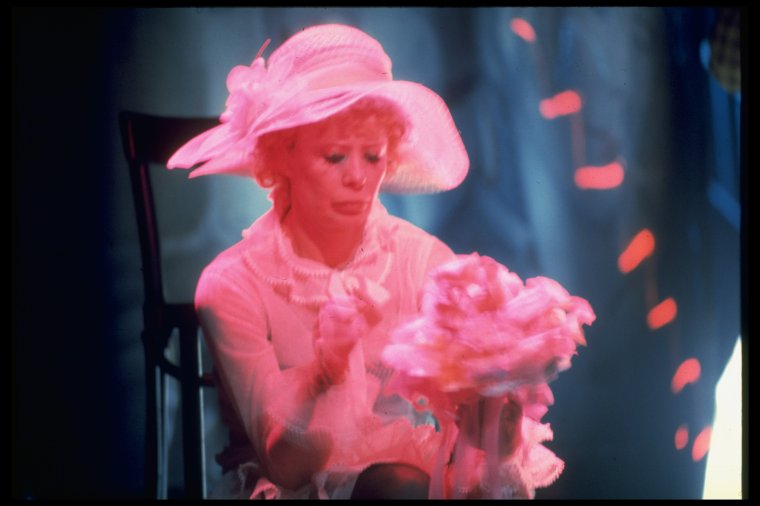 Actress Gwen Verdon as Roxie Hart in scene fr. the original Broadway ...