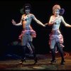 Actresses (L-R) Chita Rivera as Velma Kelly & Gwen Verdon as Roxie Hart in scene fr. the original Broadway production of the musical "Chicago." (New York)