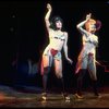 Actresses (L-R) Chita Rivera as Velma Kelly & Gwen Verdon as Roxie Hart in scene fr. the original Broadway production of the musical "Chicago." (New York)