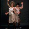 Actresses (L-R) Ann Reinking as Roxie Hart & Lenora Nemetz as Velma Kelly in publicity shot fr. the Broadway production of the musical "Chicago." (New York)