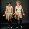 Actresses (L-R) Lenora Nemetz as Velma Kelly & Ann Reinking as Roxie Hart in publicity shot fr. the Broadway production of the musical "Chicago." (New York)