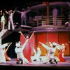 Actress Leslie Uggams (C) in scene fr. the National Tour of the Broadway revival of the musical "Anything Goes." (New Haven)