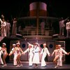 Actress Leslie Uggams (C) in scene fr. the National Tour of the Broadway revival of the musical "Anything Goes." (New Haven)